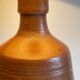 Vintage glazed stoneware lamp from Portugal.