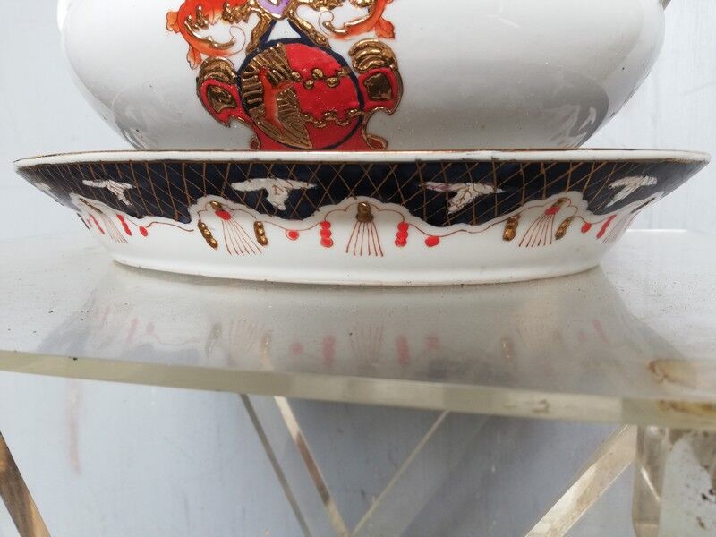 China East India Company + mark - soupiere + 19th dish