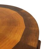 Art Deco Oak Side Table Inlaid Leaf coromandel minimalist design