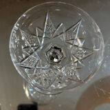 20 Crystal Champagne Coupes by Baccarat, Éperon model, before 1936.