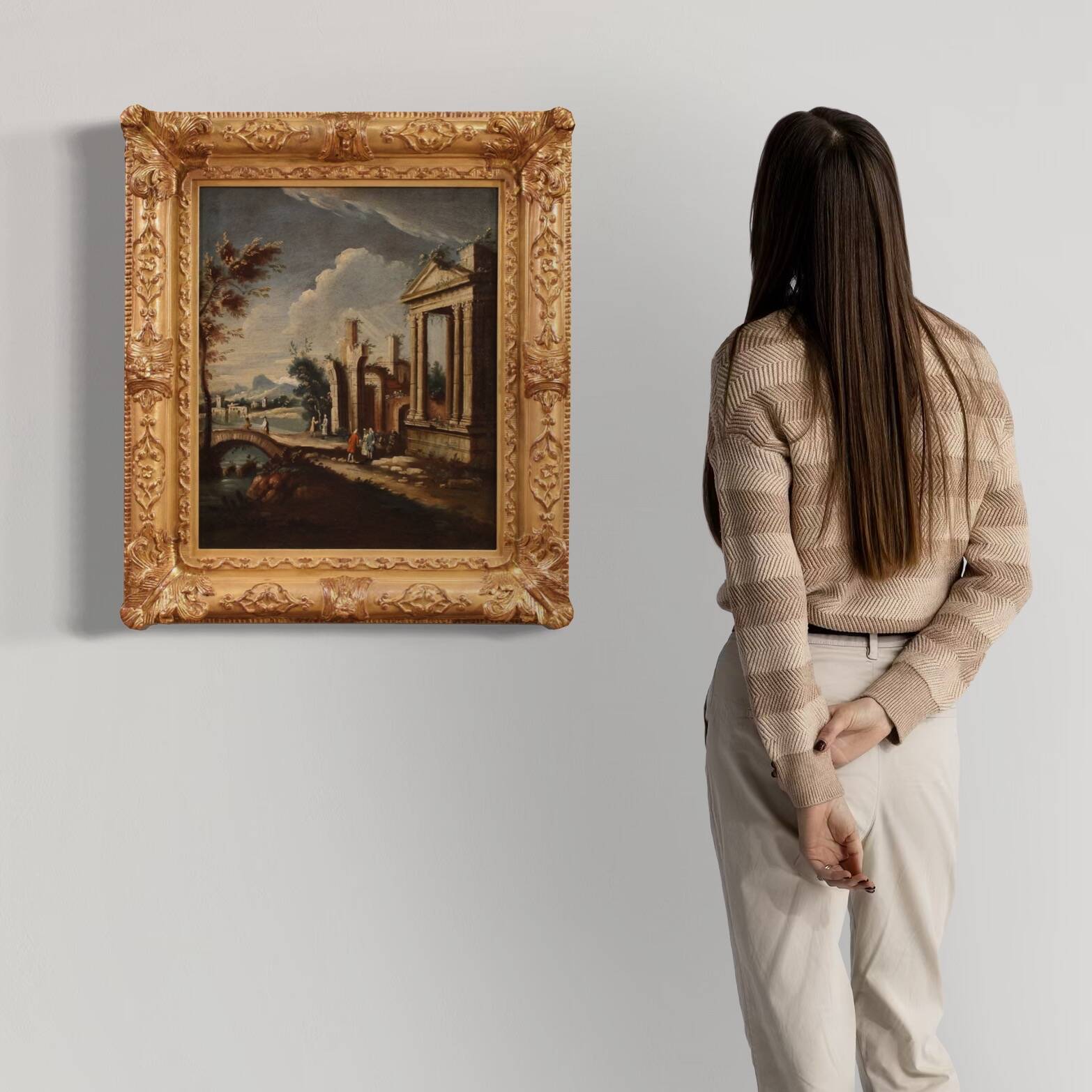 Venetian school painting of the 18th century, architectural capriccio