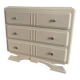 Vintage chest of drawers with mustache feet