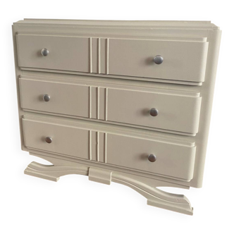 Vintage chest of drawers with mustache feet