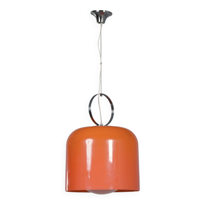 Suspension Orange Alvise par Luigi Massoni pour Guzzini, Italie, années 1970.