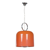 Suspension Orange Alvise par Luigi Massoni pour Guzzini, Italie, années 1970.