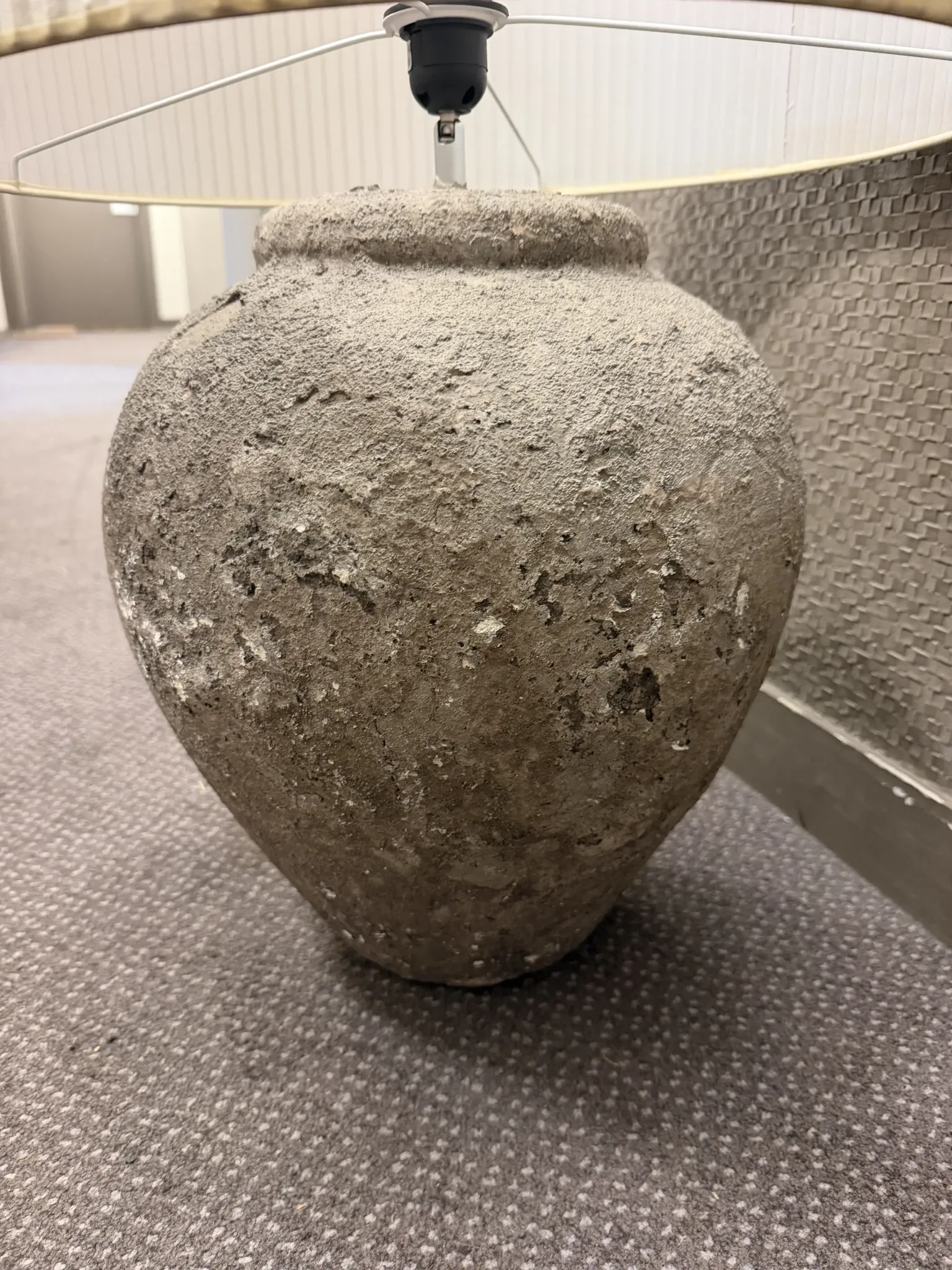 Old jar lamp