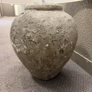 Old jar lamp