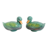Zoomorphic duck slip pepper salt shaker