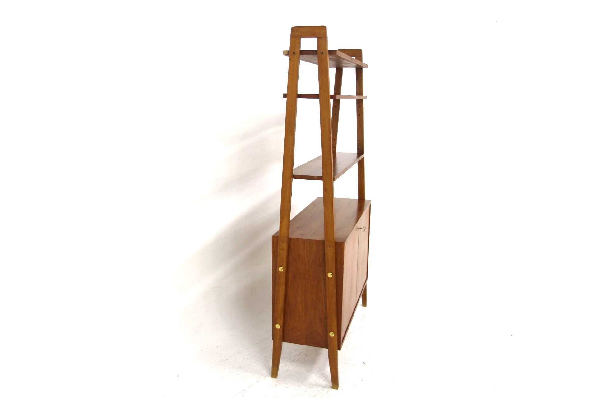 Bibliothèque scandinave  "Tema" en teck Möbel-Ikea Suède 1960