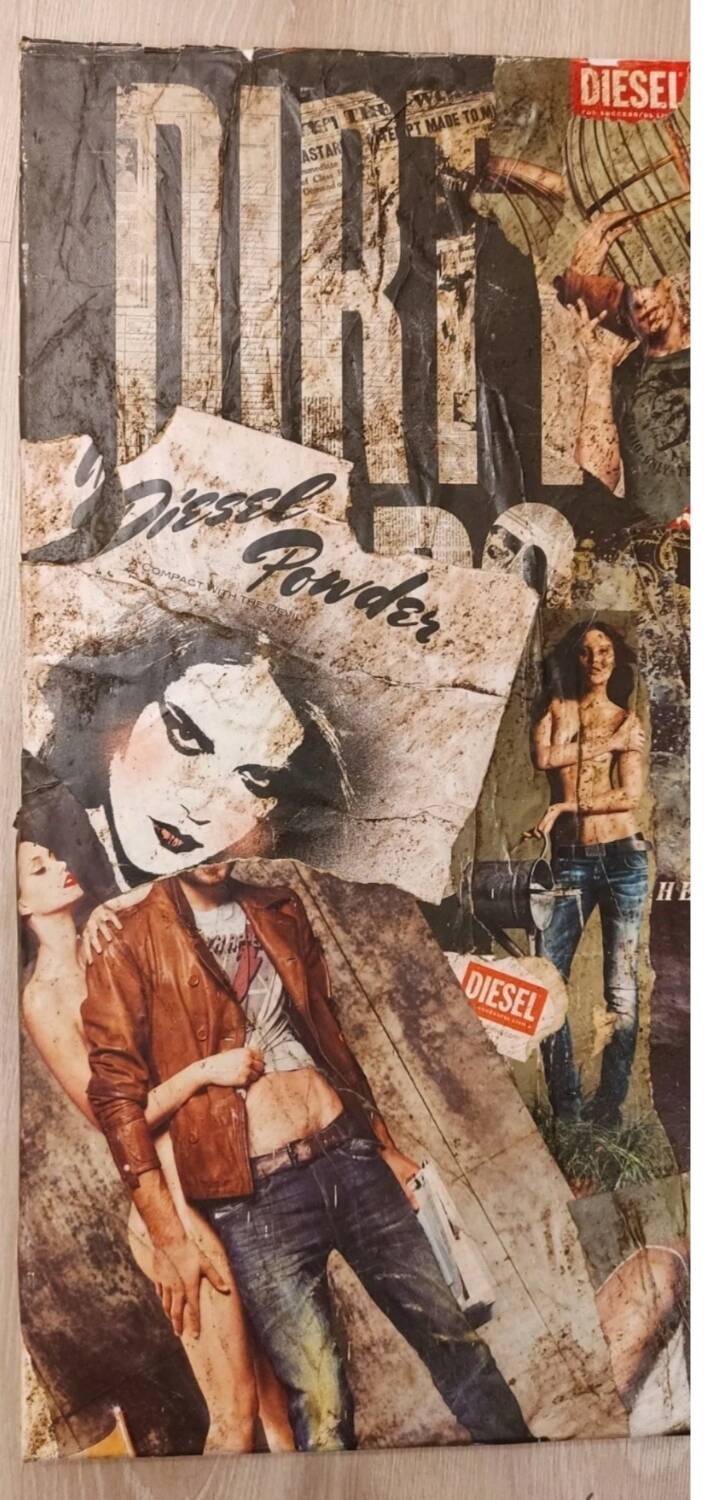 Diesel advertisement – “The Land of Perfect Denim” – Style collage