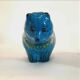 Cat statue, vintage, Aldo Londi for Bitossi, Rimini blue series