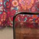 Smoked plexiglass side table