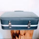 Suitcases hostess air gray