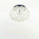 Set of 3 Mid-Century Glass Ceiling Light and Wall Lamps by Helena Tynell for Limburg, Germany, 1960s