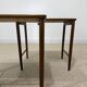 Set of 3 Scandinavian nesting tables in teak – 1960s