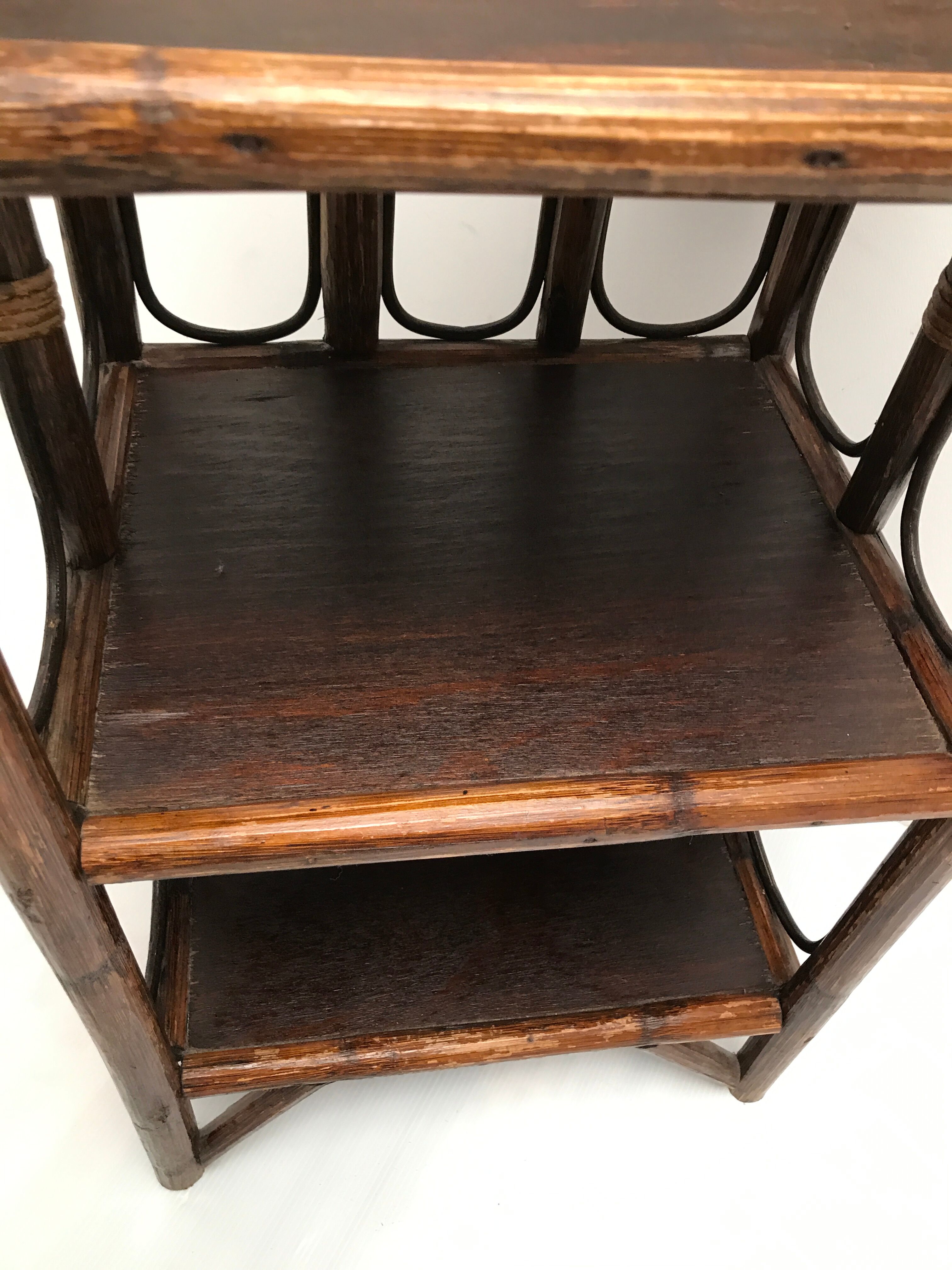 Vintage 60s-70s wicker rattan