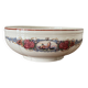 Antique salad bowl in Sarreguemines earthenware.