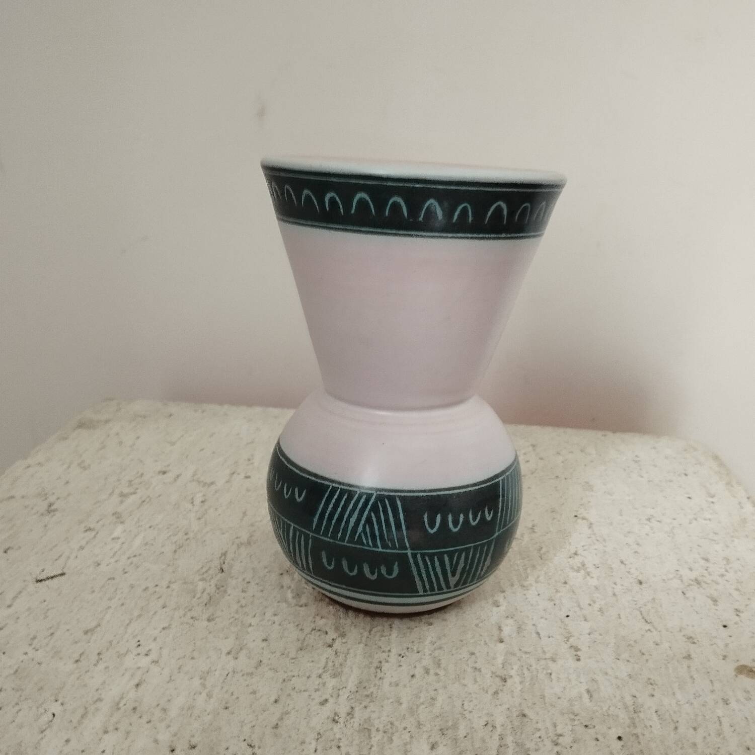 Ceramic vase signed Roy Vallauris