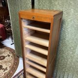 Curtained filing cabinet, 40s-50s