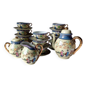 Service à thé en porcelaine - motif