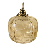 60s glass pendant light