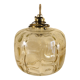 60s glass pendant light