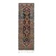 1970s Vintage Turkish Oushak Handmade Wool Cotton Brown Runner Rug 96x301