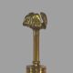 Pied de lampe en bronze doré aux feuillages 1970