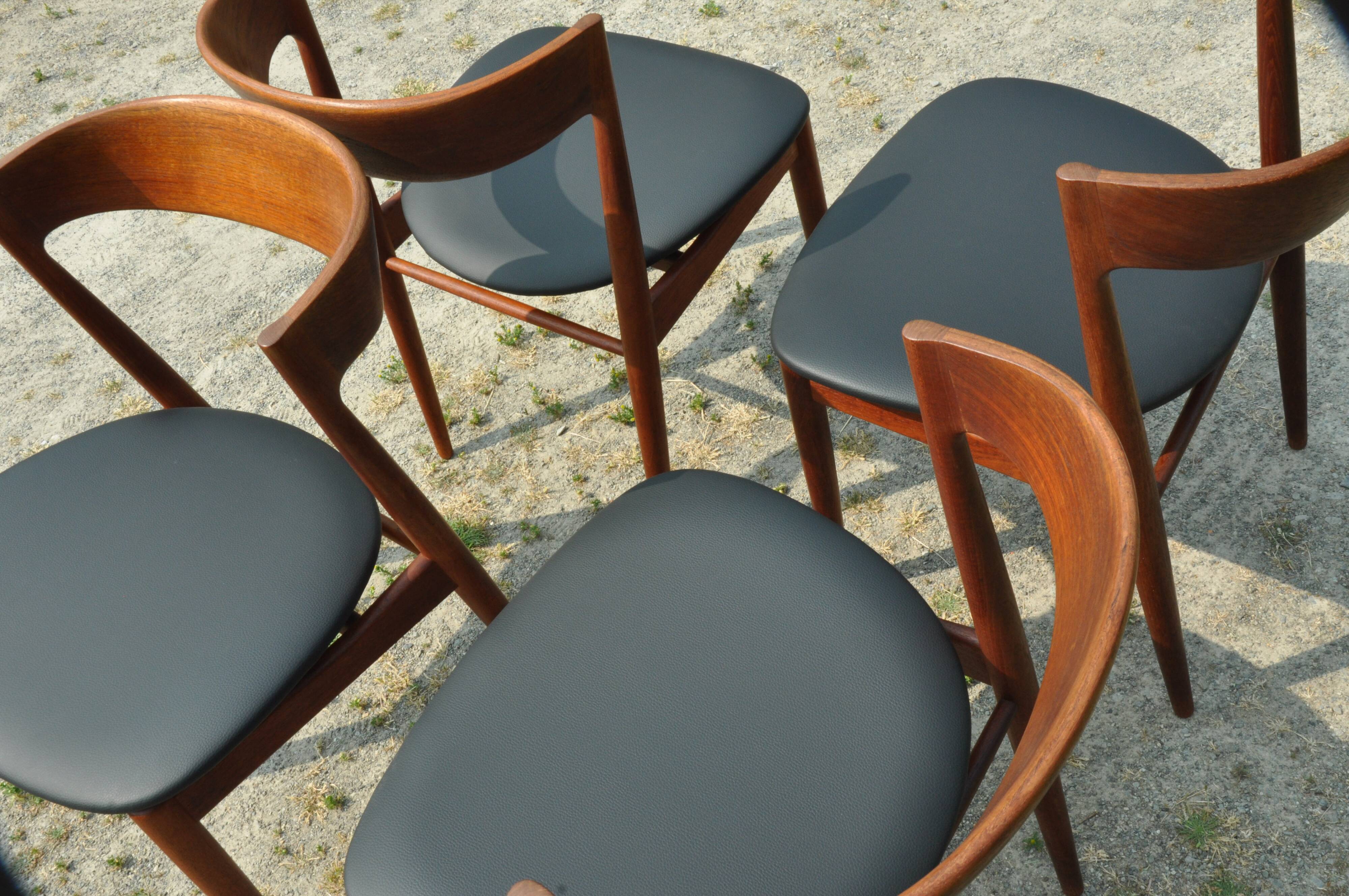 Danish chairs by Henri Walter Klein published by Bramin.