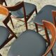 Chaises danoises Henri Walter Klein éditées par Bramin