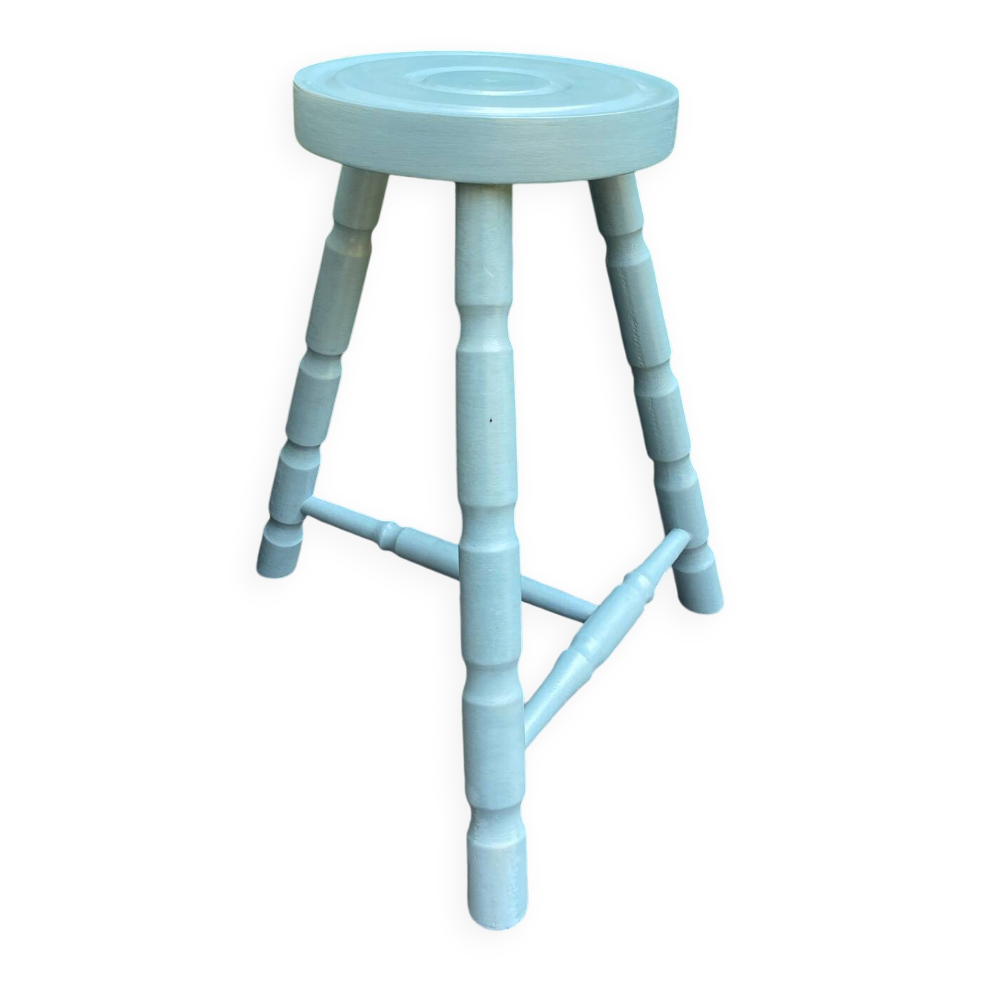 Tripode bleu vintage