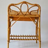 Rattan bedside
