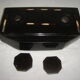 Office set, 1950 ebony wood