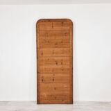 Grand miroir en bois massif hauteur 2 mètres des années 1940