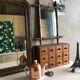 Old bamboo mirror 46x60cm