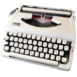 Japy L72 cream typewriter