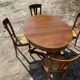 Table et chaises de salle a manger louis philippe