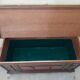 Antique wooden chest / storage trunk with lid