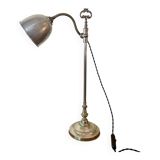 Adjustable gooseneck desk lamp from the 1930s