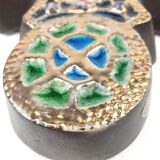 Art deco roger guérin bouffiloux ceramic cross