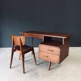 Modernist Reconstruction Writing Desk, France, 1950s