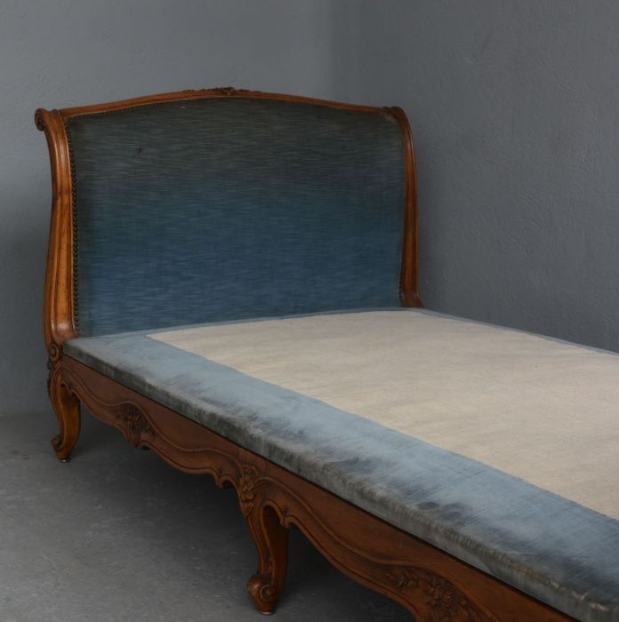 St. Louis XV-style walnut sofa late 19th century