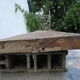 Ancien établi chêne 3 m 20