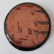 Terracotta plate with spiral