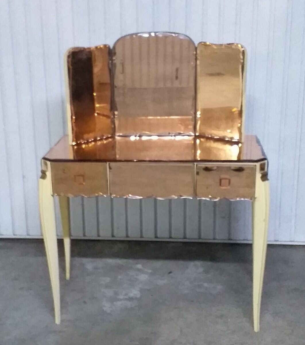 Dressing table desk mirror art deco 1940