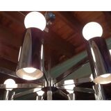 Lustre en acier italien de cru