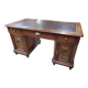 Art deco 4-door, 3-drawer, double-sided, 1930s flat desk