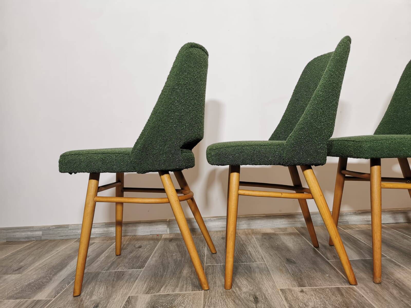 Dining Chairs by Radomir Hoffman for Ton, 1950s, Set of 4