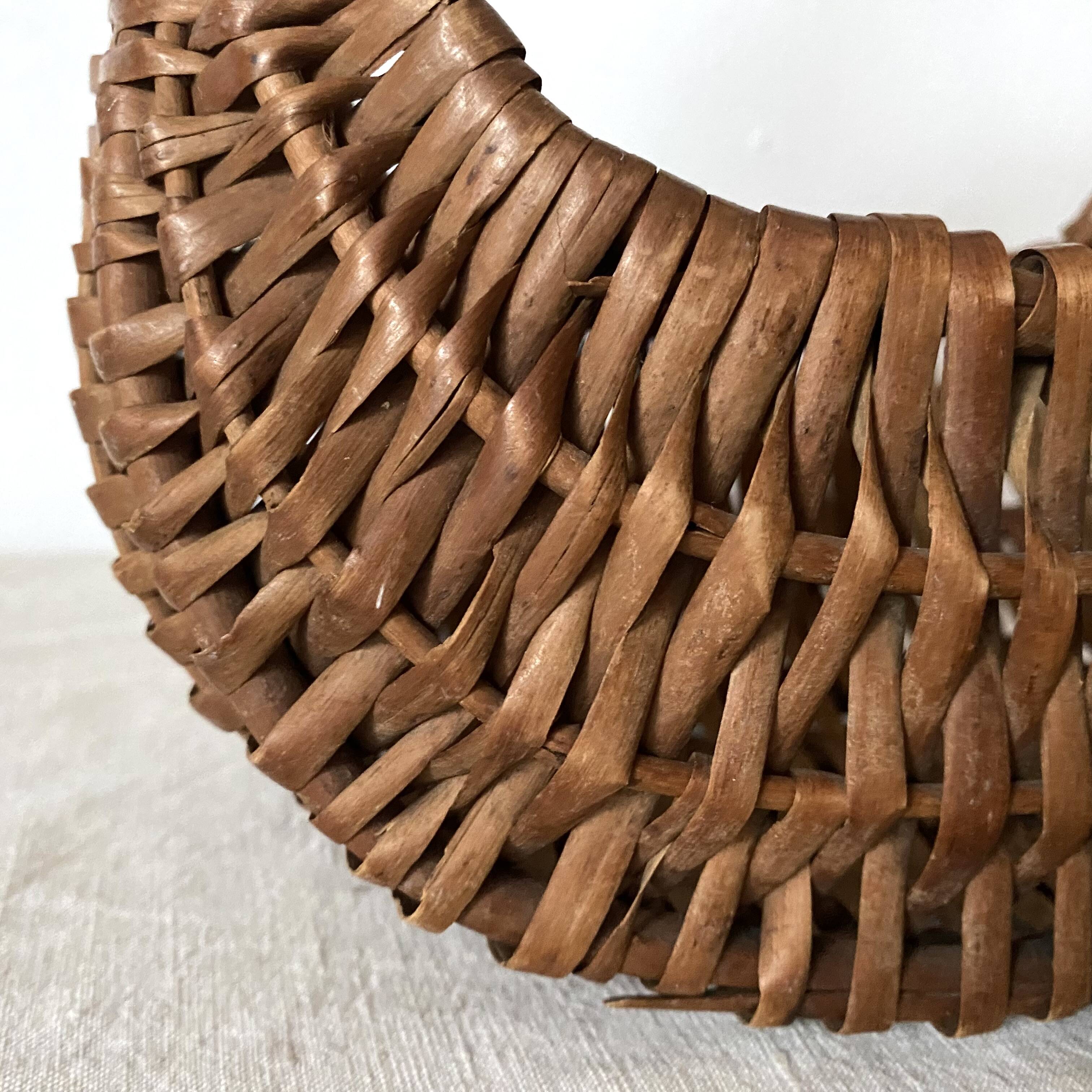 Vintage wicker basket for children
