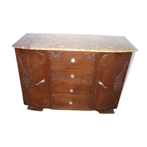 commode en chêne à